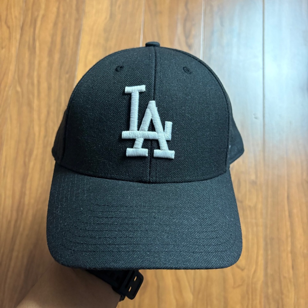 47 Brand Los Angeles Dodgers Hat Black LA Embroidered Adjustable Baseball Cap